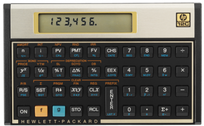 A calculadora financeira: HP 12C